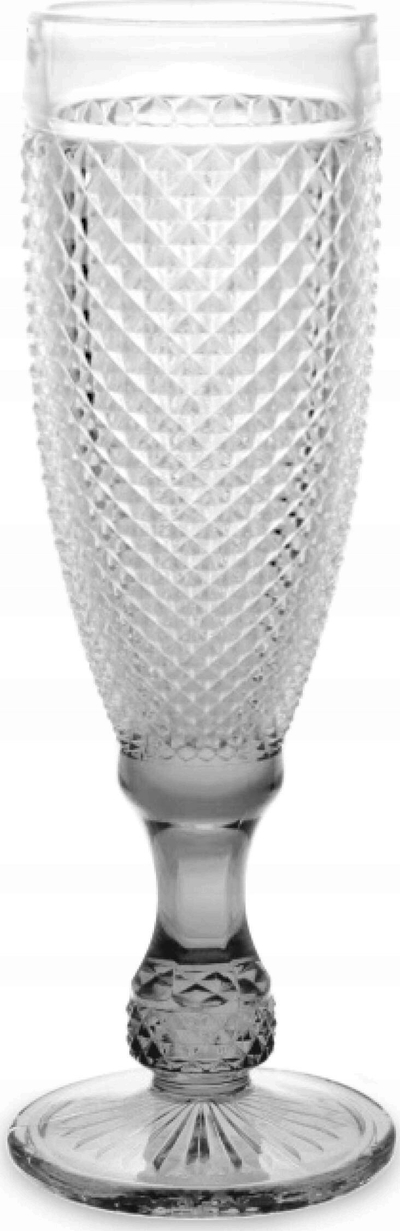 Set me gota Cava Arte Regal Diamond, 185 ml, 6 copa, bazë antracit