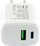 Karikues USB Techly IPW-USB-20WAC, 20W, me 2 porta USB dhe USB C, i bardhë