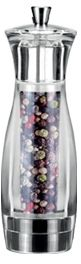 Mulli piper Tescoma Virgo, 16 cm, trup transparent, argjendtë