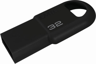 USB Emtec D250 Mini, 32GB, USB 2.0 Type A, e zezë