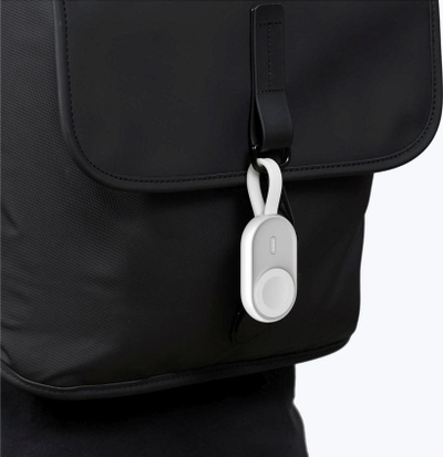 Powerbank Veger Pomme, 1200mAh, безжично полнење за Епл Воч, бел
