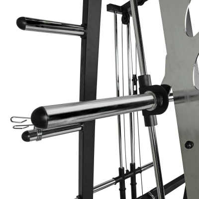 Stacion force VirtuFit SM100 Smith Machine, me kabllo, me lift station, ngjyrë e zezë