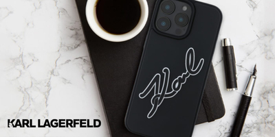 Futrollë Karl Lagerfeld 3D Rubber Signature për iPhone 16 6.1", silikoni, e zezë