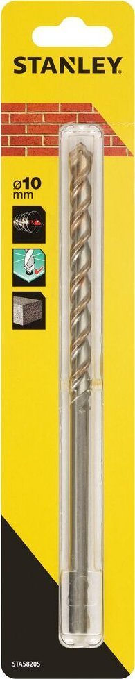 Spiral muri Stanley Hi Tech Masonry, 10mm, për tulla edhe beton, metalike