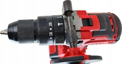 Stërvitëse me goditje me bateri Rooks AQ-ONE 20V, 75 Nm, brushless, e kuqe me të zezë