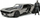Model koleksion Jada Toys The Batman Batmobile, shkallë 1:18, Black Chrome, i zi