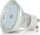 Llambë LED GU10 4W, sa një 40W, dritë e bardhë e ftohtë, trup xhami