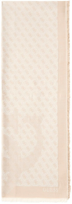 Shall Guess ERICA, polyester dhe viskozë, beige me të bardhë natyrale