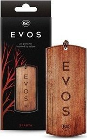 Aromatizues ajri për veturë K2 EVOS V031 Wood, aromë SPARTA, prej druri