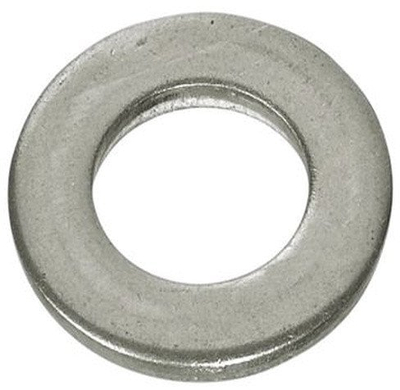 Shajbe metalike A2 DIN125, D30 31 mm, ngjyrë argjendi