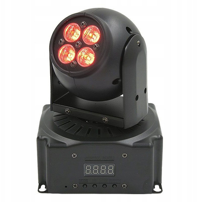 Projektor skene NN 408 Mini Wash, 4x9W LED RGB, moving head, i zi