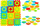 Puzzle edukativ Polesie 91420, 24 copë, forma gjeometrike, shumëngjyrëshe