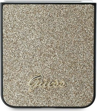 Mbrojtëse telefoni Guess 4G Glitter Script, për Samsung Galaxy Z Flip6 F741, gold
