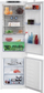 Frigo i integrum me ngrirës Beko BCNA275E5SN, 178cm, HARVESTfresh, i bardhë