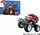 Lodër me kuba ndërtimi Sluban Off-road Power Bricks, 261 copa, makinë terreni, e kuqe