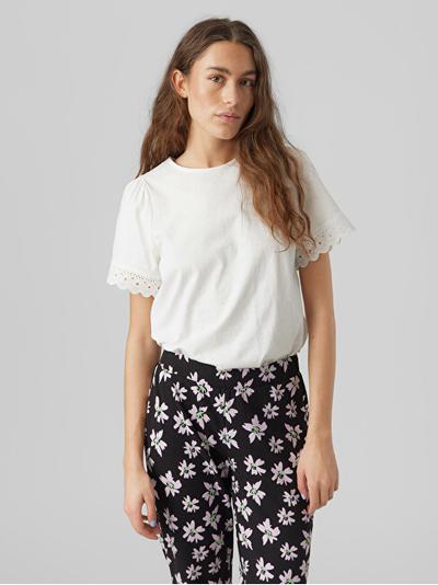 Maicë VERO MODA VMPANNA Regular Fit, e bardhë