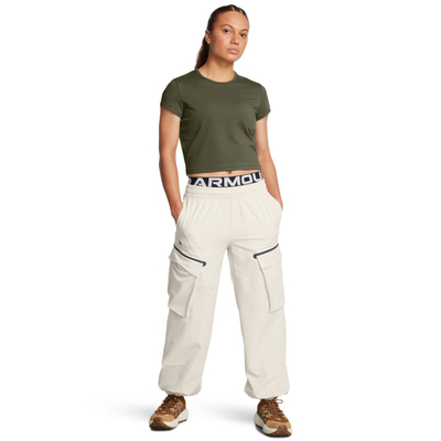 Женска спортска блуза Under Armour Meridian Baby Tee, 4Way Stretch, брзо сушење, маслинесто зелена