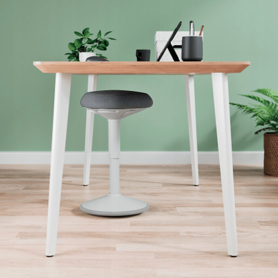 Tabure ergonomik Leitz Ergo Active, ndenjëse Comfort, gri e çelët