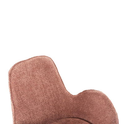 Kolltuk Brynn bouclé rrotullues (HM9594.02), rozë/ zezë