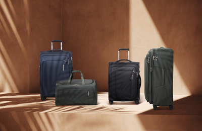 Valixhe Soft Me 4 Rrota Samsonite Respark 55/20 Gjatësi 35Cm Ngjyrë Netë Blu