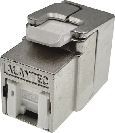 Modul Keystone Alantec MB005-1, RJ45 STP Cat 6A, PoE Plus, gri - 1