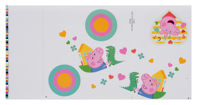 Biçikletë për fëmijë Toimsa Peppa Pig 12", me rrota ndihmëse, jeshile