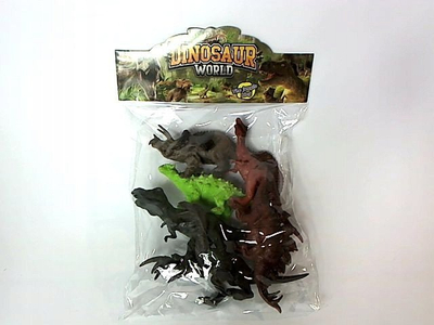 Set figura dinosauri Hipo Dinosaurs 1188 E3, 6 copë, shumëngjyrëshe