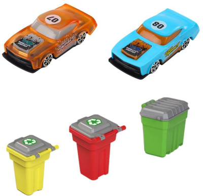 Lodër kamion plehrash City Garbage Truck, me drita edhe zhurma, plastikë, shumëngjyrëshe