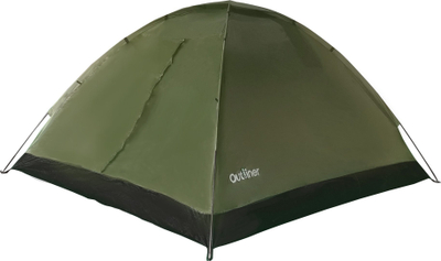 Çadër kampingu Sourcing TENT 2P DOME, për 2 persona, tip kupolë, jeshile