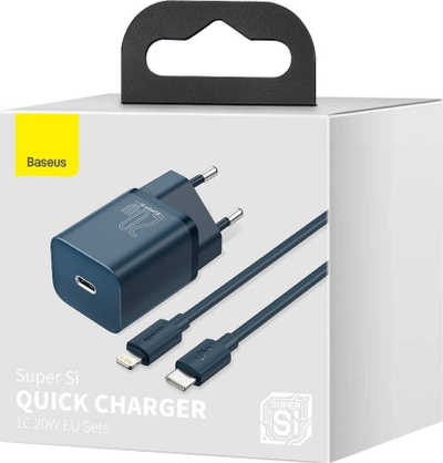 Karikues Baseus Super Si BSU2699BLU, 1x USB C, 20W, blu