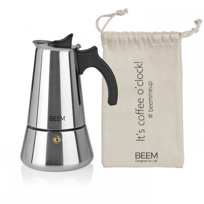Xhezve ekspres BEEM, 300 ml, çelik inoks, e zezë