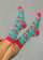 Çorape Funky Steps Flamingo, 4 copë