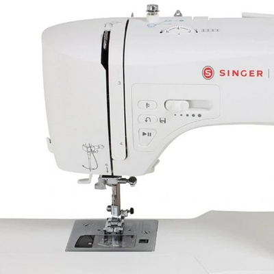Makina qepëse Singer Confidence 7640, 200 qepje, 220V, e bardhë