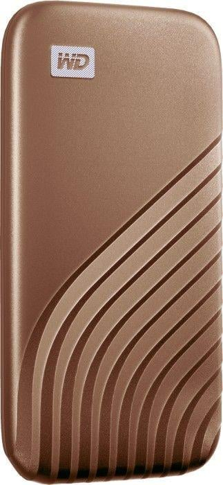 Disk i jashtëm SSD Western Digital My Passport 500 GB, USB-C, ngjyrë e artë