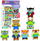 Loja edukative Owls Arcade Logic Puzzle Domino, 18 copa, shumëngjyrëshe