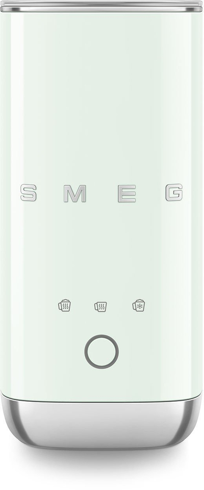 Shkumues qumështi Smeg, elektrik 500W, qeramik, jeshil pastel