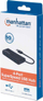 Hub USB Manhattan, 4 porta USB A, USB 3.0 5 Gbps, i zi