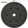 Disk peshe EB Fit beton, 5 kg, vrimë 28 mm, i zi