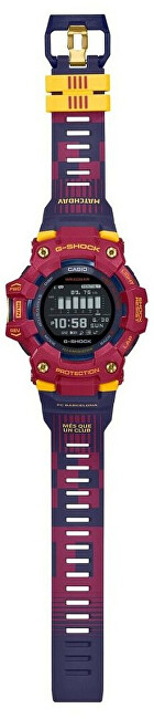Orë për meshkuj Casio G-Shock Bluetooth Barcelona Limited Edition GBD-100BAR-4ER (644), e kuqe