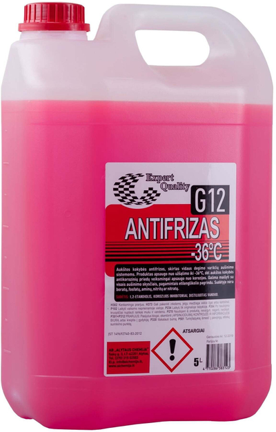 Antifriz Expert Quality G12, -36°C, 5L, roz