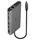 Docking station Mini Lindy USB 3.2 Type C, 4K HDMI DP, PD 100W, Gigabit Ethernet, gri