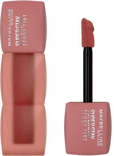 Ngjyrë buzësh Maybelline Teddy Tint Kitten Heel, efekt mat, qëndrueshmëri e gjatë