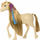 Set lodrash Barbie Horse & Accessories HXJ36, kalë me krifë të gjatë, aksesorë për rregullim flokësh, shumëngjyrëshe