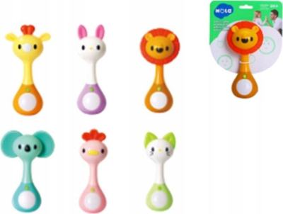 Lodër rrallkë Madej Little Animal, me melodi, për bebe 3 mujsh e lart, me ngjyra