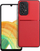 Kutia mbrojtëse Forcell NOBLE për Samsung Galaxy A33 5G, TPU dhe polikarbonat, kompatibile me mbajtëse magnetike, e kuqe