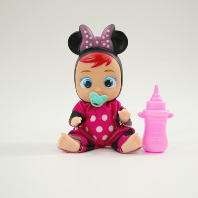 Kukull bebe Icom Polska Weep Baby, 15 cm, me zë, me shumë ngjyra