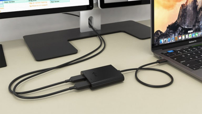 Dok i-TEC C31DUAL4KHDMI, USB-C në 2x HDMI, 4K, i zi