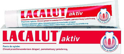 Pastë dhëmbësh Lacalut Aktiv, kundër paradontozës, 75 ml