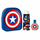Set EP Line Captain America, Eau de toilette 50 ml + Çantë shpine + Xhel dushi 300 ml