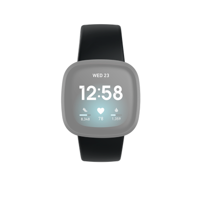 Rrip Hama për FitBit Versa 3 & 4, Sense, Sense 2, i zi